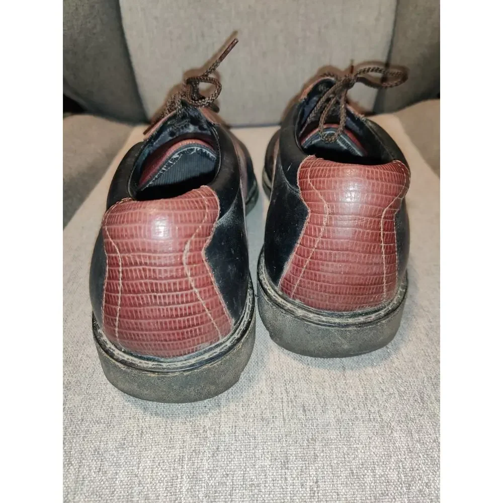 Florsheim Magneforce Men's Brown/Black Leather Golf Shoes Size 12